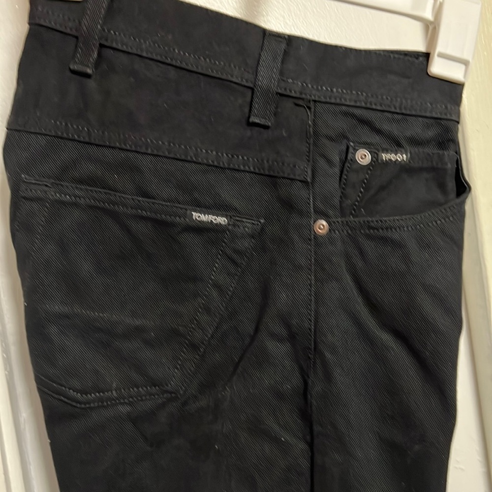 Tomford jean, size 46 EU men, black